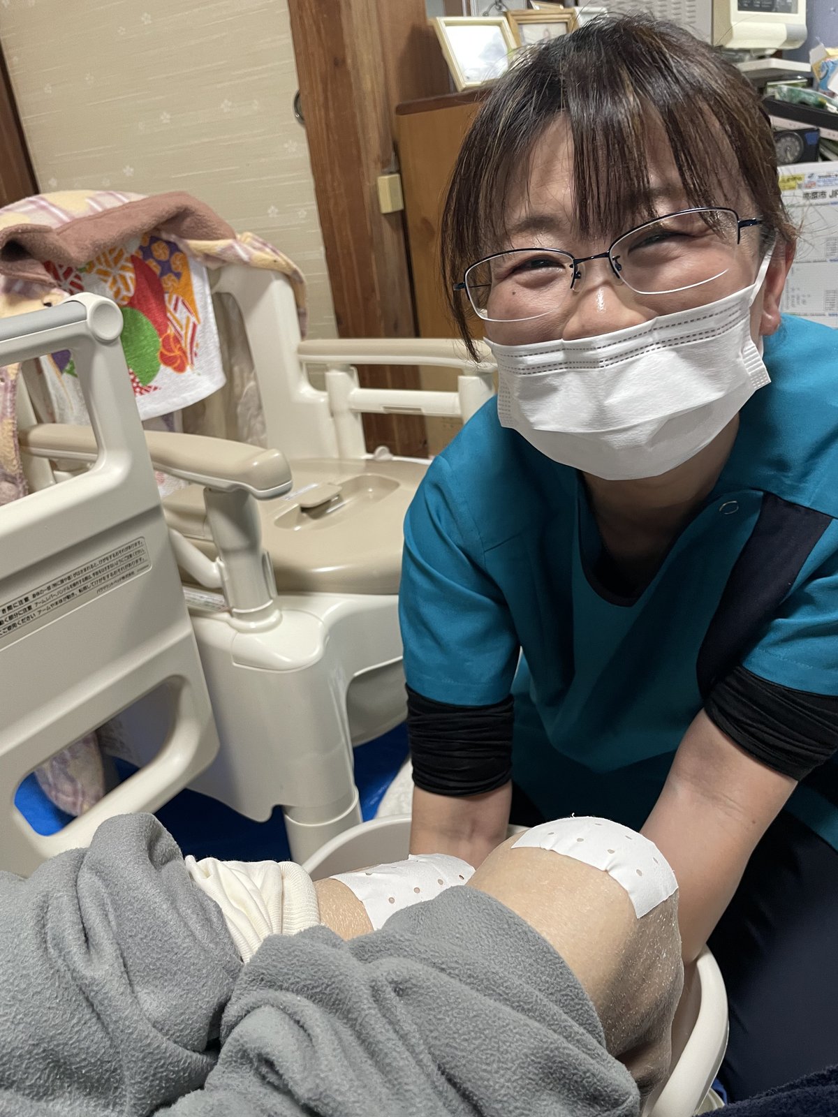 ご利用者さまに寄り添うスタッフ